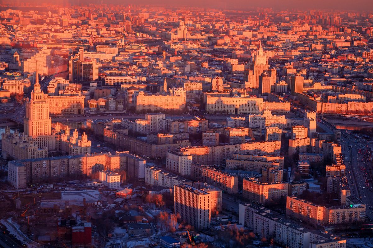 Вид из окон 89 этажа